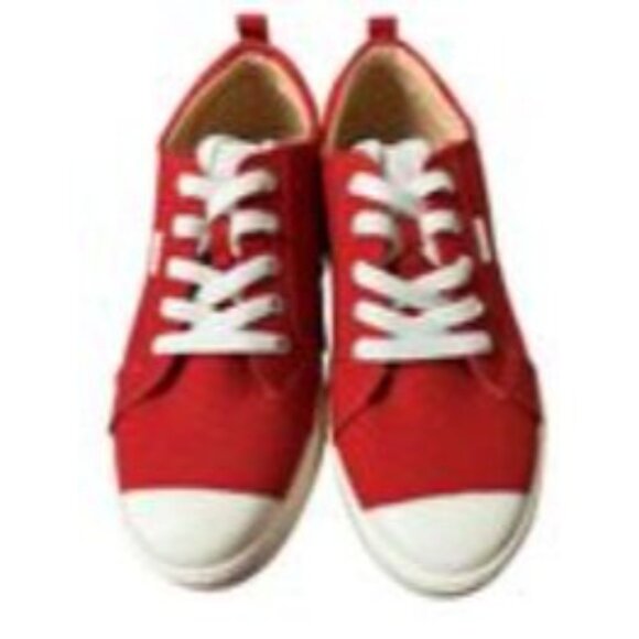 Journee Collection Sz10 Lot of 2 Sneakers Red NEW + Black USE Worn Once - Picture 9 of 16